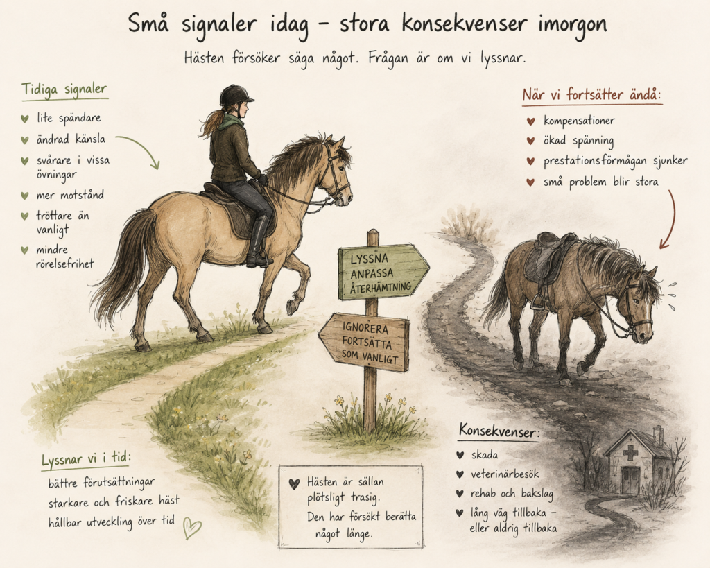 Två hästar av ponnytyp syns i bilden där den ena ser nöjd ut och den andra trött och grå.